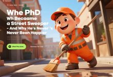 The PhD Who Became a Street Sweeper - And Why He's Never Been Happier-dafenzhijia
